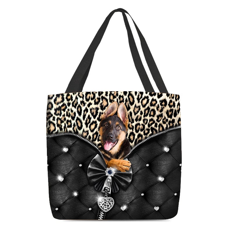 2022 New Release German Shepherd 4 All Over Printed Tote Bag
