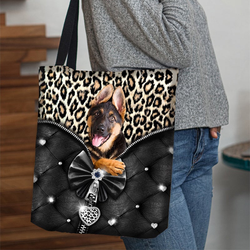 2022 New Release German Shepherd 4 All Over Printed Tote Bag