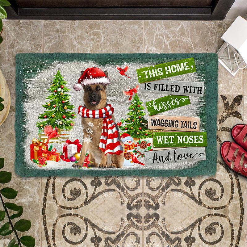 This Home Is Filled With Kisses/German Shepherd Doormat