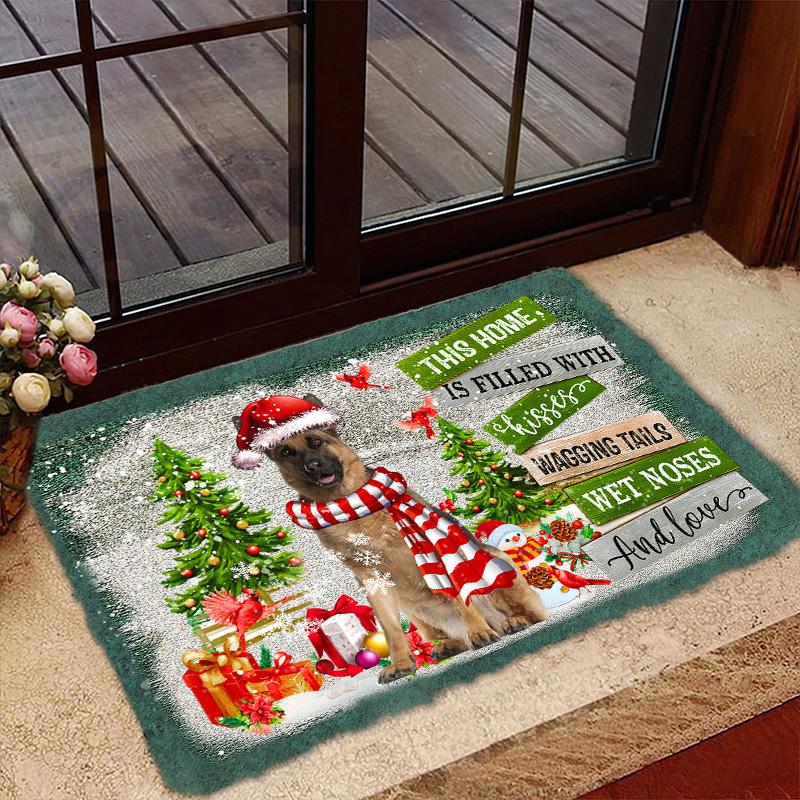 This Home Is Filled With Kisses/German Shepherd Doormat