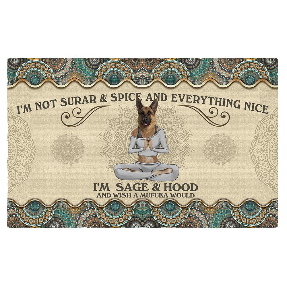 Wish A Mufuka Would-German Shepherd Doormat