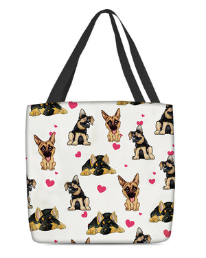 Cute German Shepherd Tote Bag