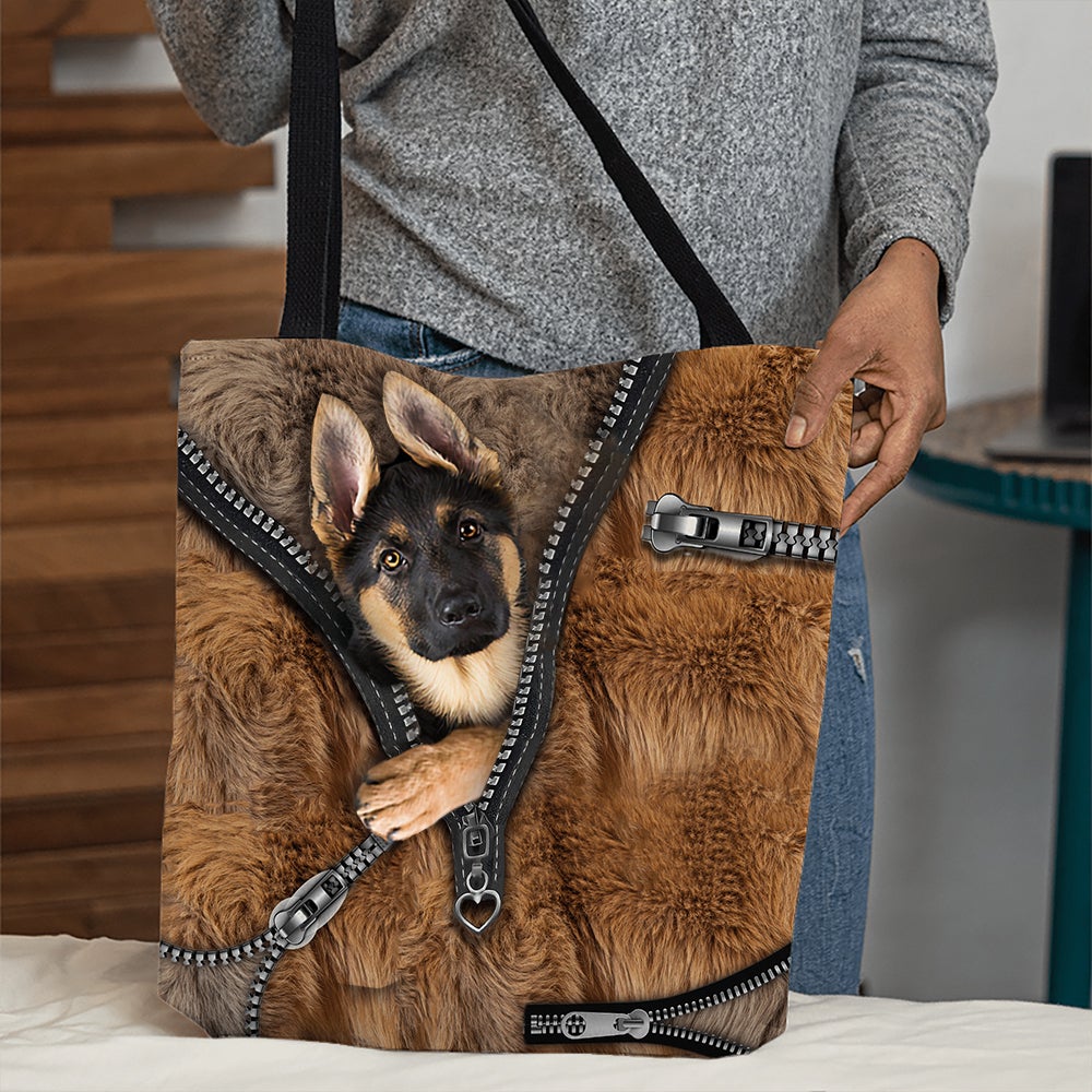 German Shepherd 3 All Over Printed Tote Bag