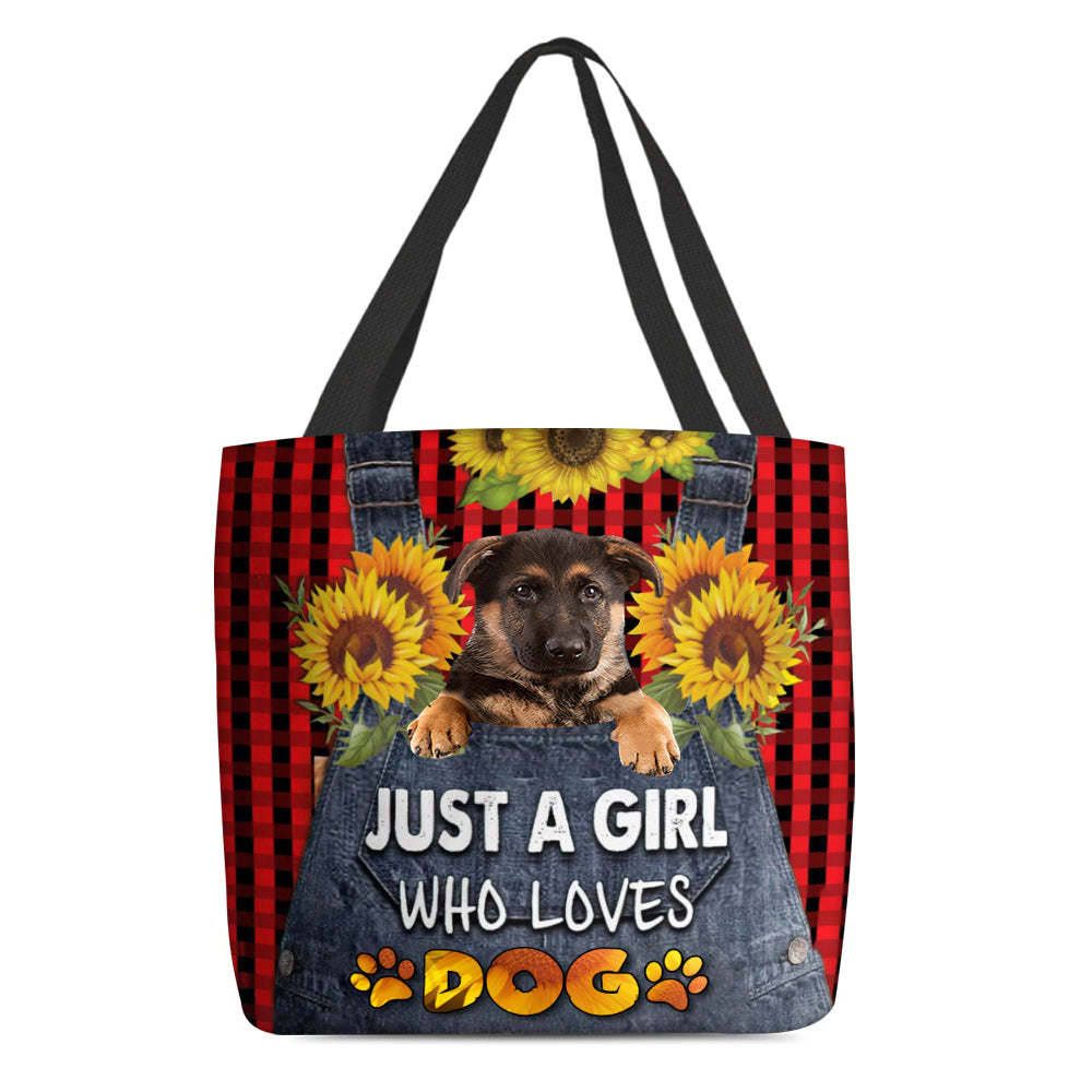 German Shepherd  -Just A Girl Who Loves Dog Tote Bag