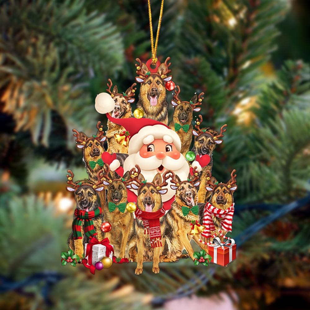 New Release German Shepherd Christmas Hanging Ornament