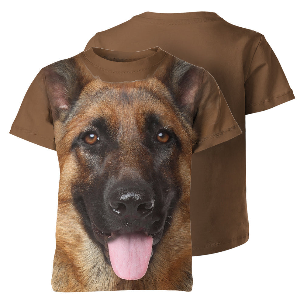 German Shepherd 3D Graphic Unisex T-shirt