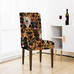 A Bunch Of German Shepherds Chair Cover/Great Gift Idea For Dog Lovers