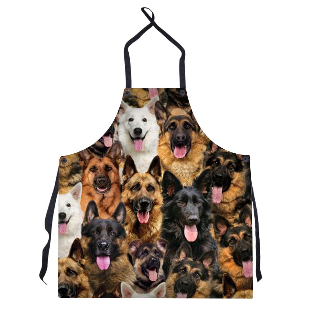 A Bunch Of German Shepherds Apron/Great Gift Idea For Christmas