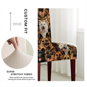 A Bunch Of German Shepherds Chair Cover/Great Gift Idea For Dog Lovers