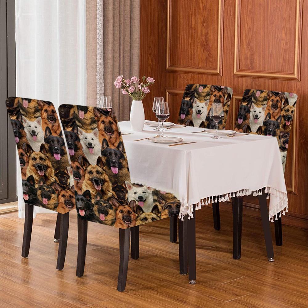 A Bunch Of German Shepherds Chair Cover/Great Gift Idea For Dog Lovers