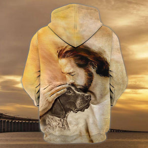 German Shorthaired Pointer With God Unisex Hoodie
