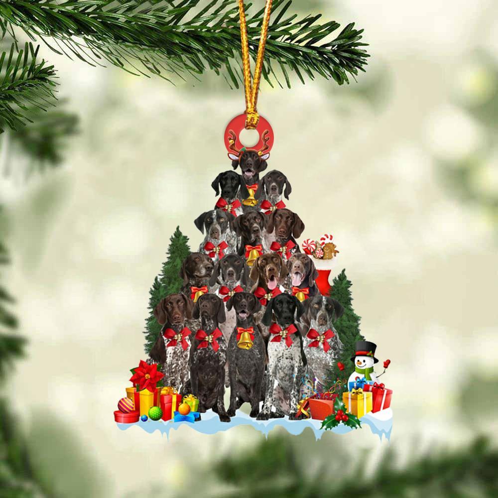 German Shorthaired Pointer-Dog Christmas Tree Ornament