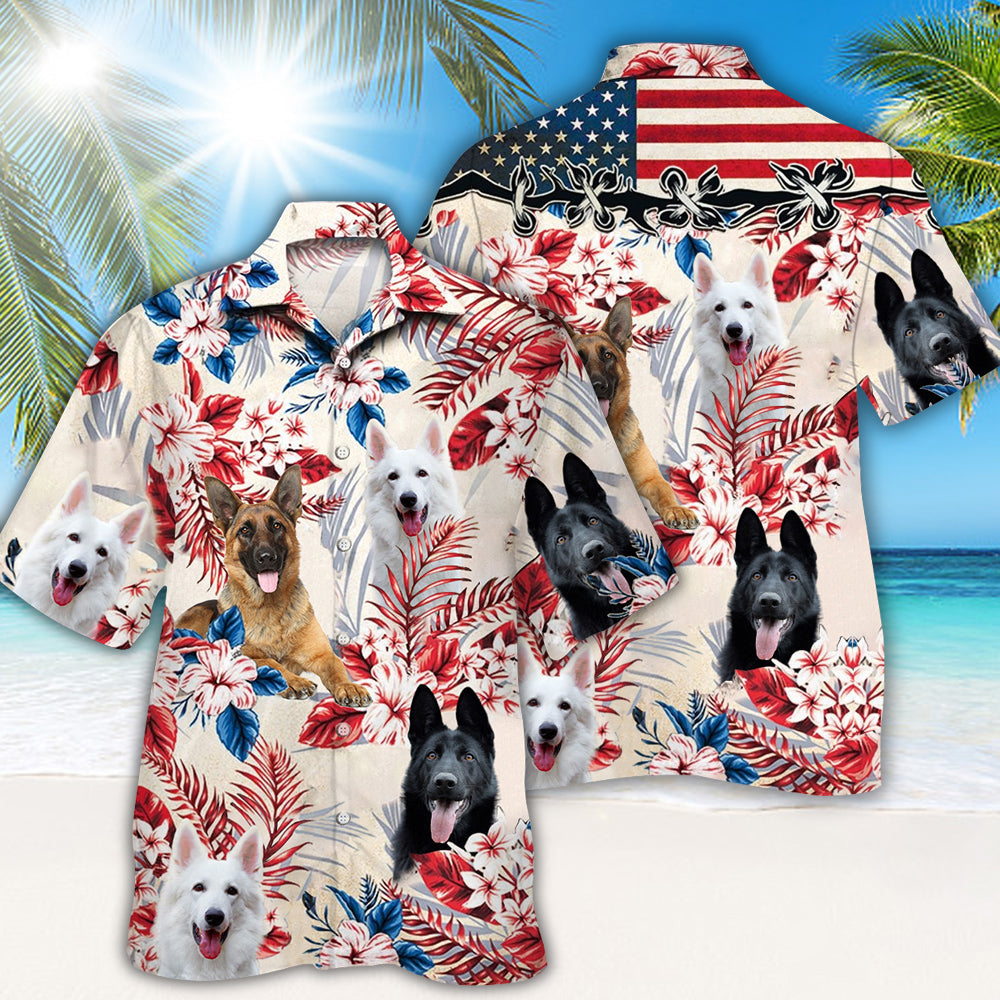 German shepherd Hawaiian Shirt
