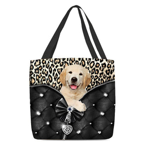 2022 New Release Golden Retriever All Over Printed Tote Bag