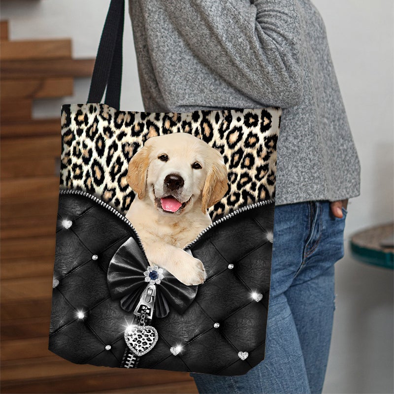 2022 New Release Golden Retriever All Over Printed Tote Bag