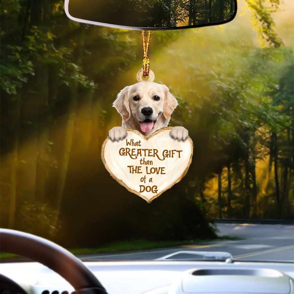 Golden Retriever 1 Greater Gift Car Hanging Ornament