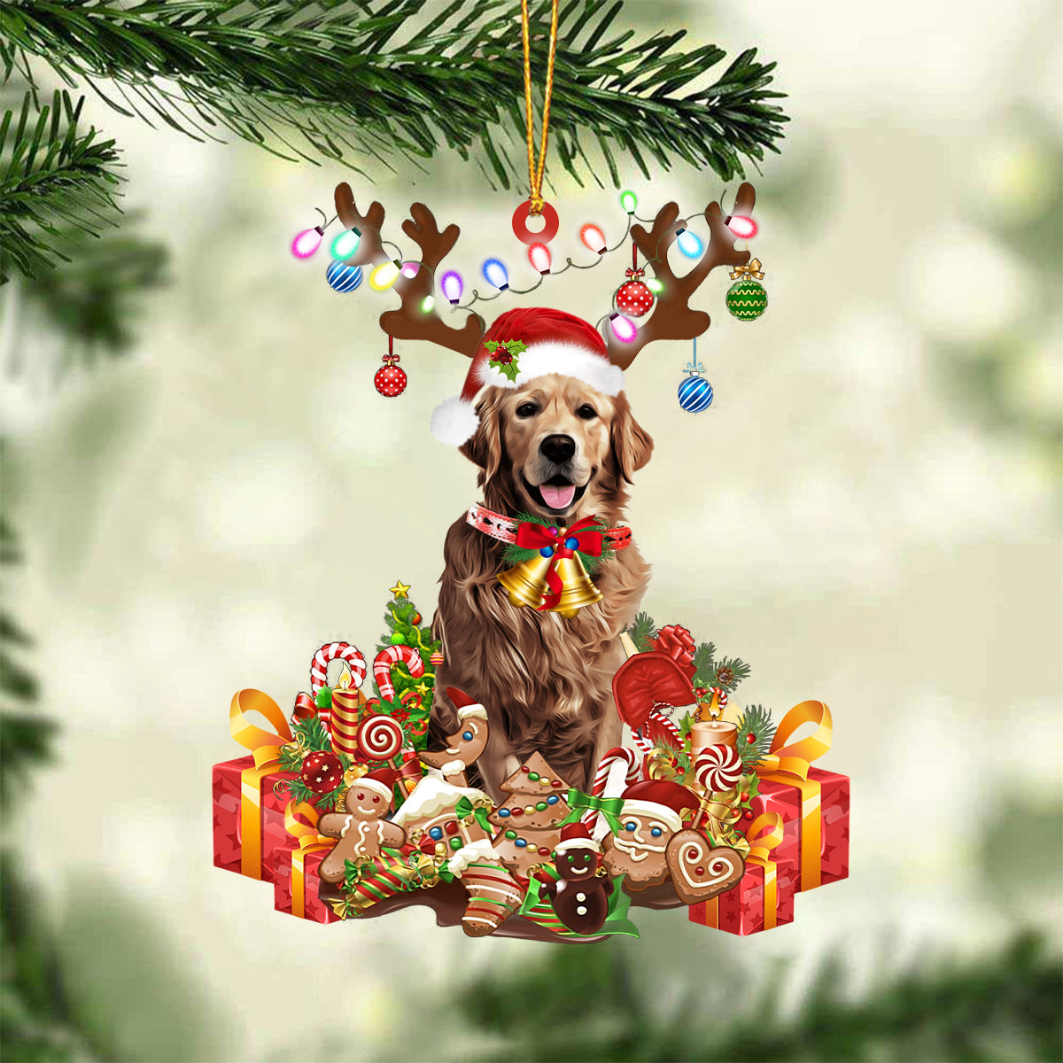 Golden Retriever1 -2022 New Release Christmas Ornament
