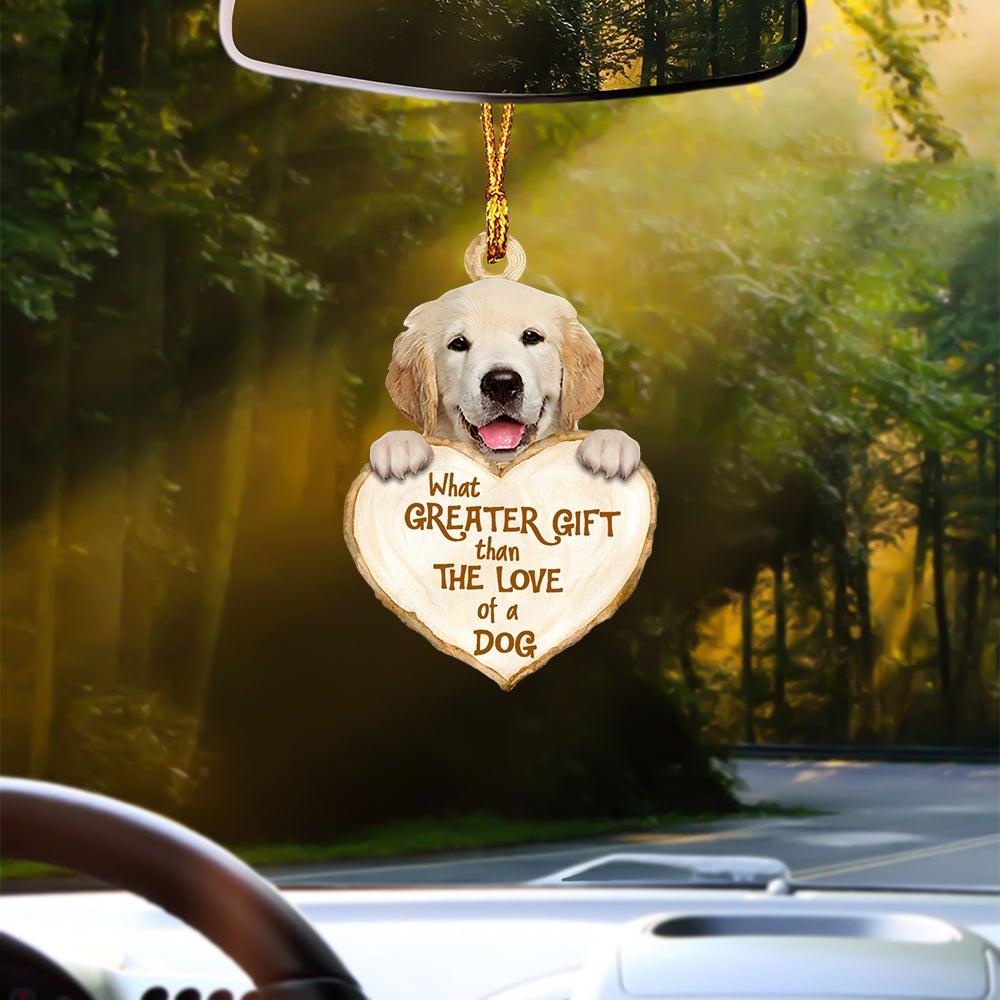 Golden Retriever 2 Greater Gift Car Hanging Ornament