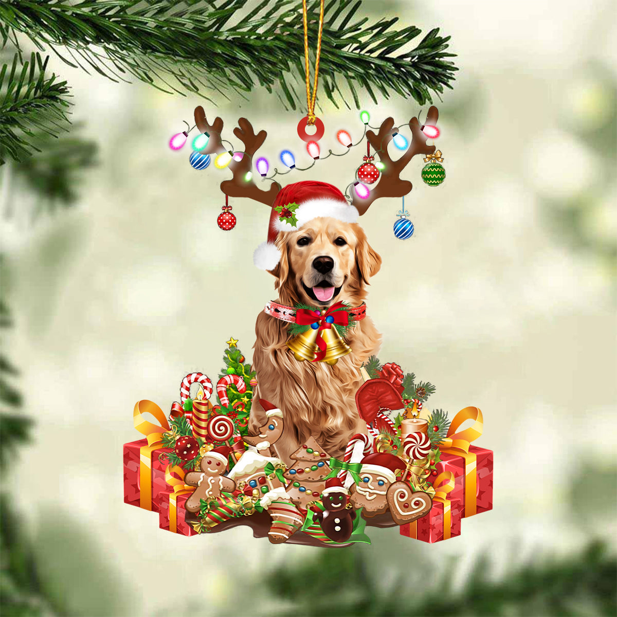 Golden Retriever7 -2022 New Release Christmas Ornament