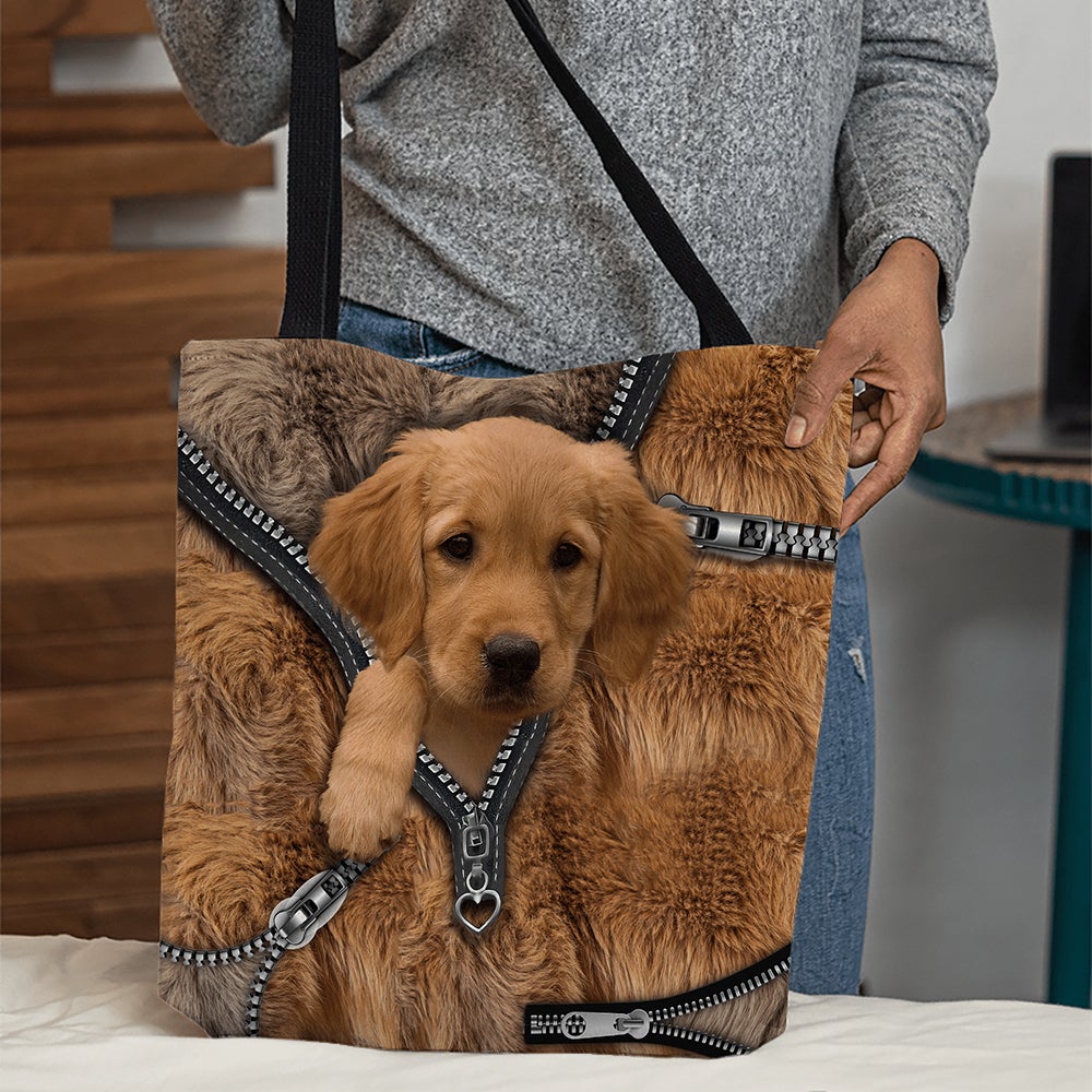 Golden Retriever All Over Printed Tote Bag