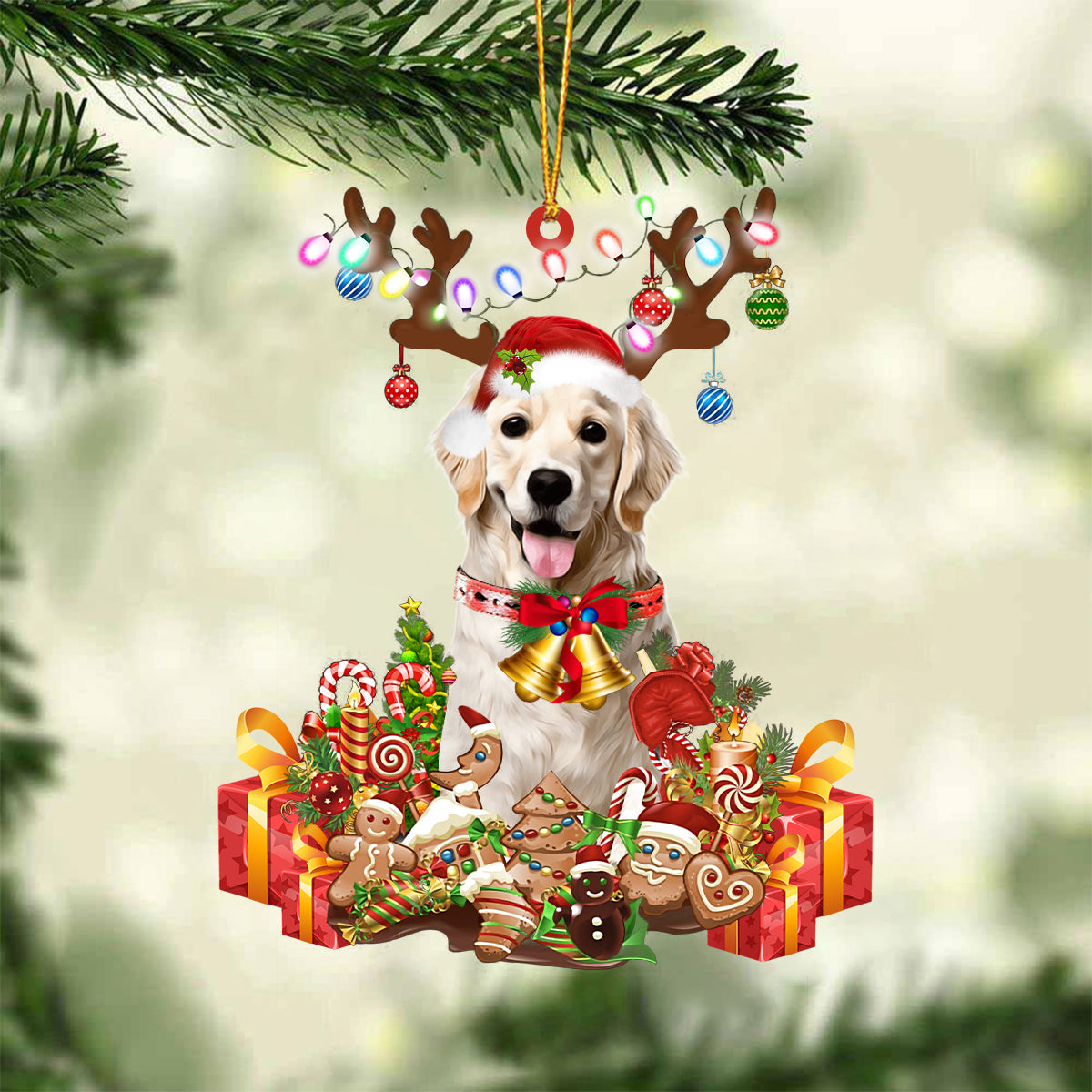 Golden Retriever -2022 New Release Christmas Ornament