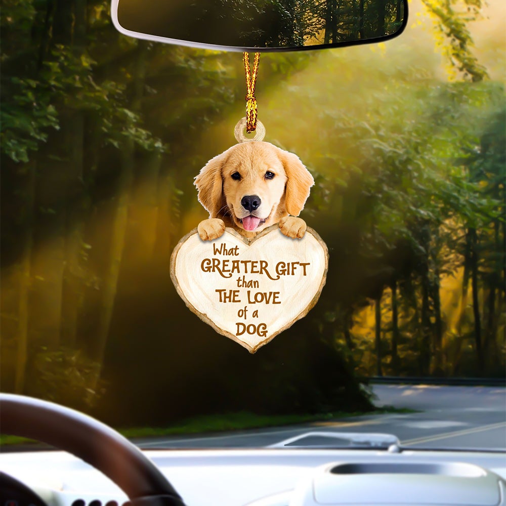 Golden Retriever Greater Gift Car Hanging Ornament