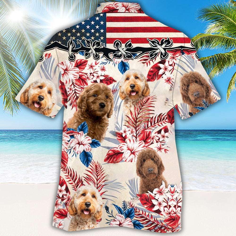 Goldendoodle Hawaiian Shirt