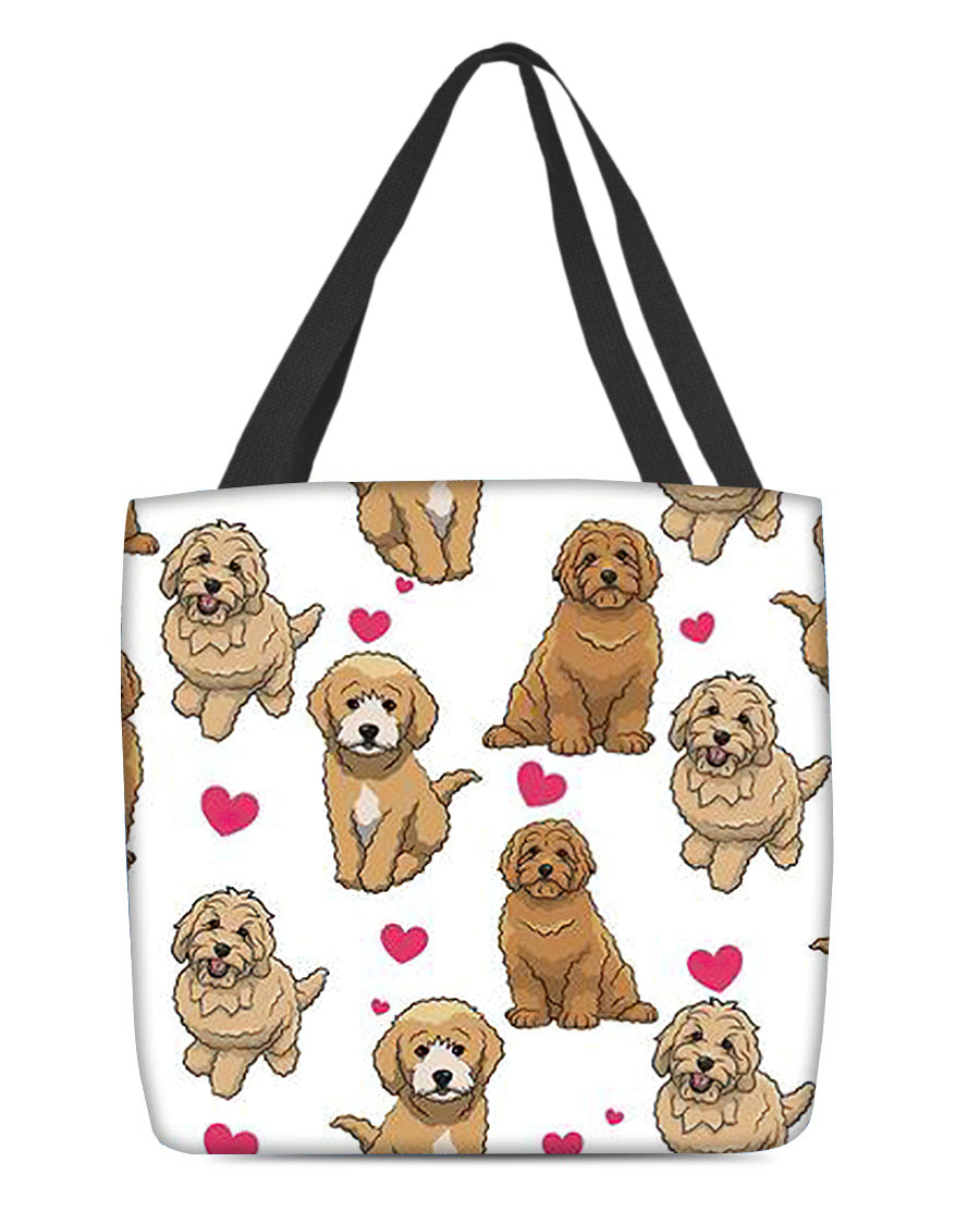 Cute Goldendoodle Tote Bag
