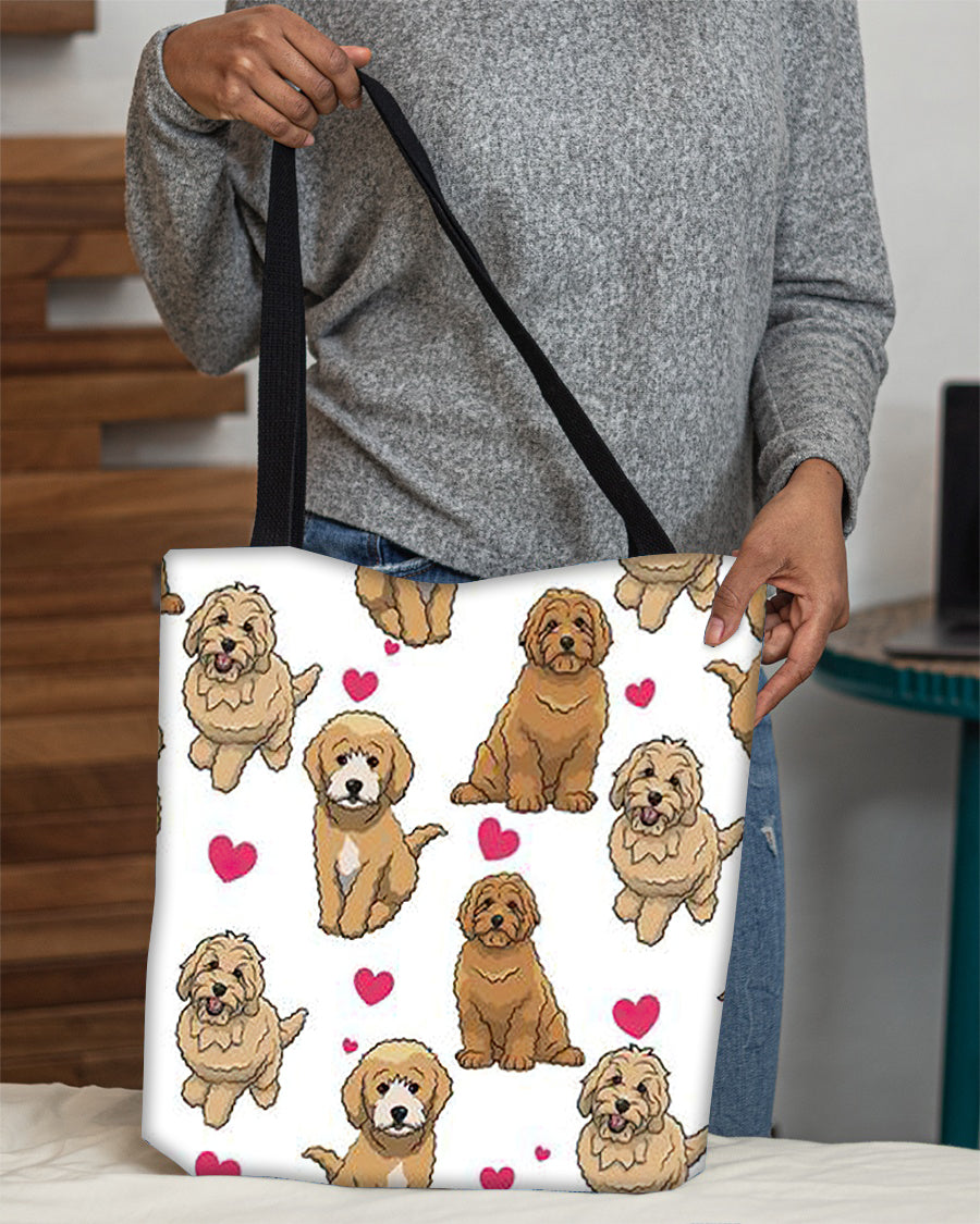 Cute Goldendoodle Tote Bag