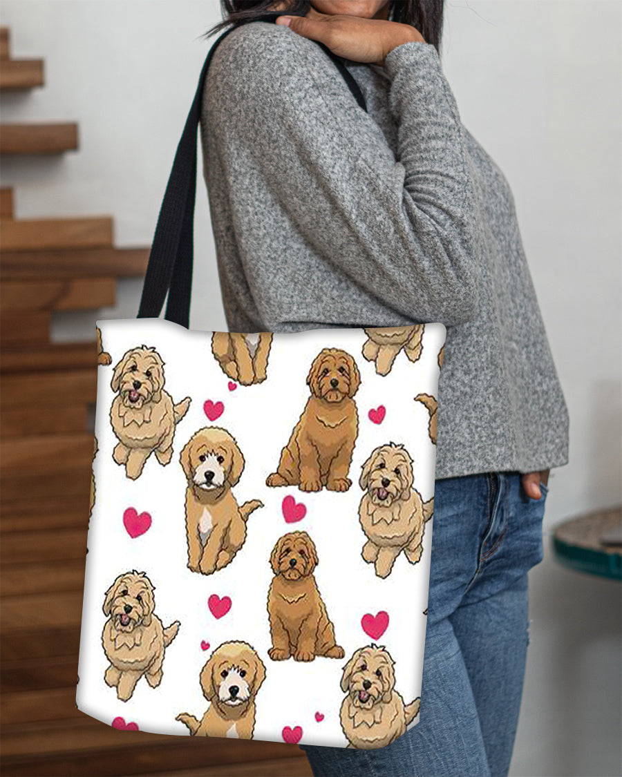 Cute Goldendoodle Tote Bag