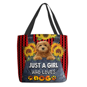 Goldendoodle-Just A Girl Who Loves Dog Tote Bag