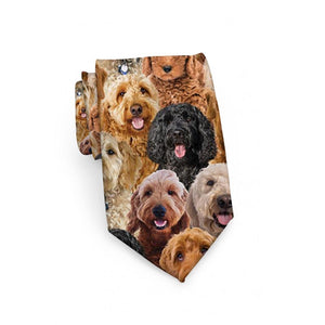 A Bunch Of Goldendoodles Tie For Men/Great Gift Idea For Christmas