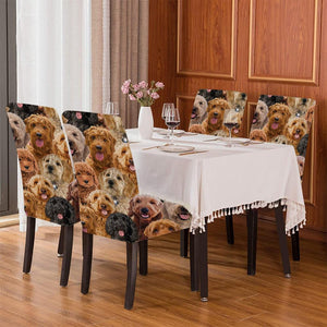 A Bunch Of Goldendoodles Chair Cover/Great Gift Idea For Dog Lovers