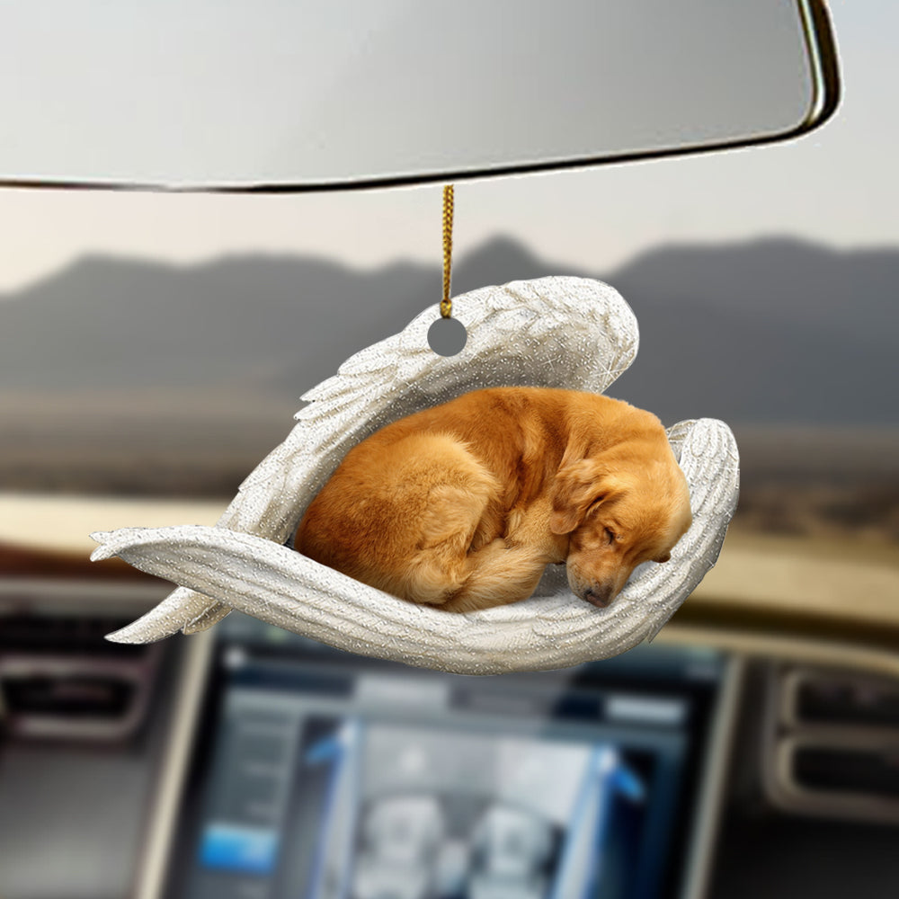 Golden retriever Sleeping Angel Ornament Sleeping Angel Car Hanging Ornament