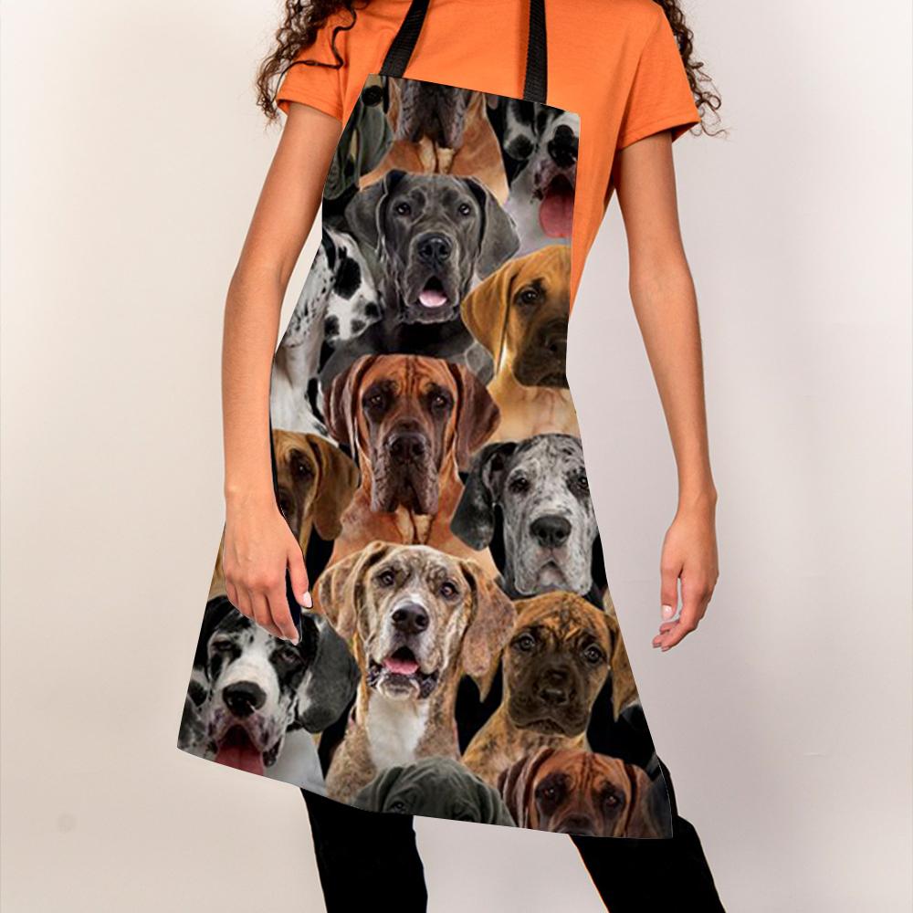 A Bunch Of Great Danes Apron/Great Gift Idea For Christmas