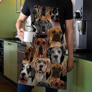 A Bunch Of Great Danes Apron/Great Gift Idea For Christmas