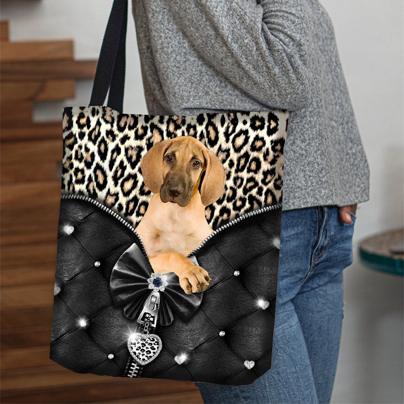 2022 New Release Great Dane All Over Printed Tote Bag