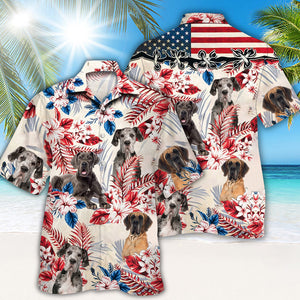 Great Dane Hawaiian Shirt