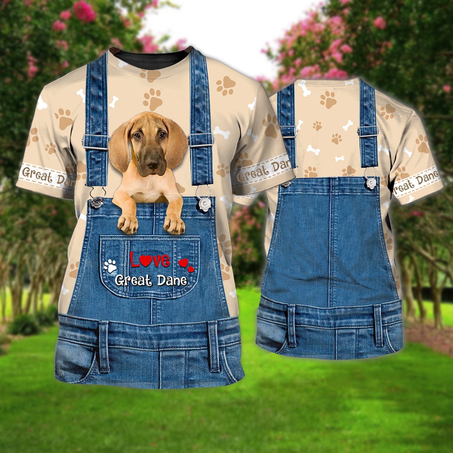 Love Great Dane Cute Unisex T-shirt