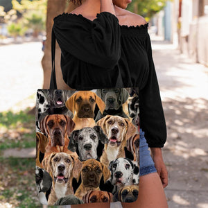 A Bunch Of Great Danes Tote Bag