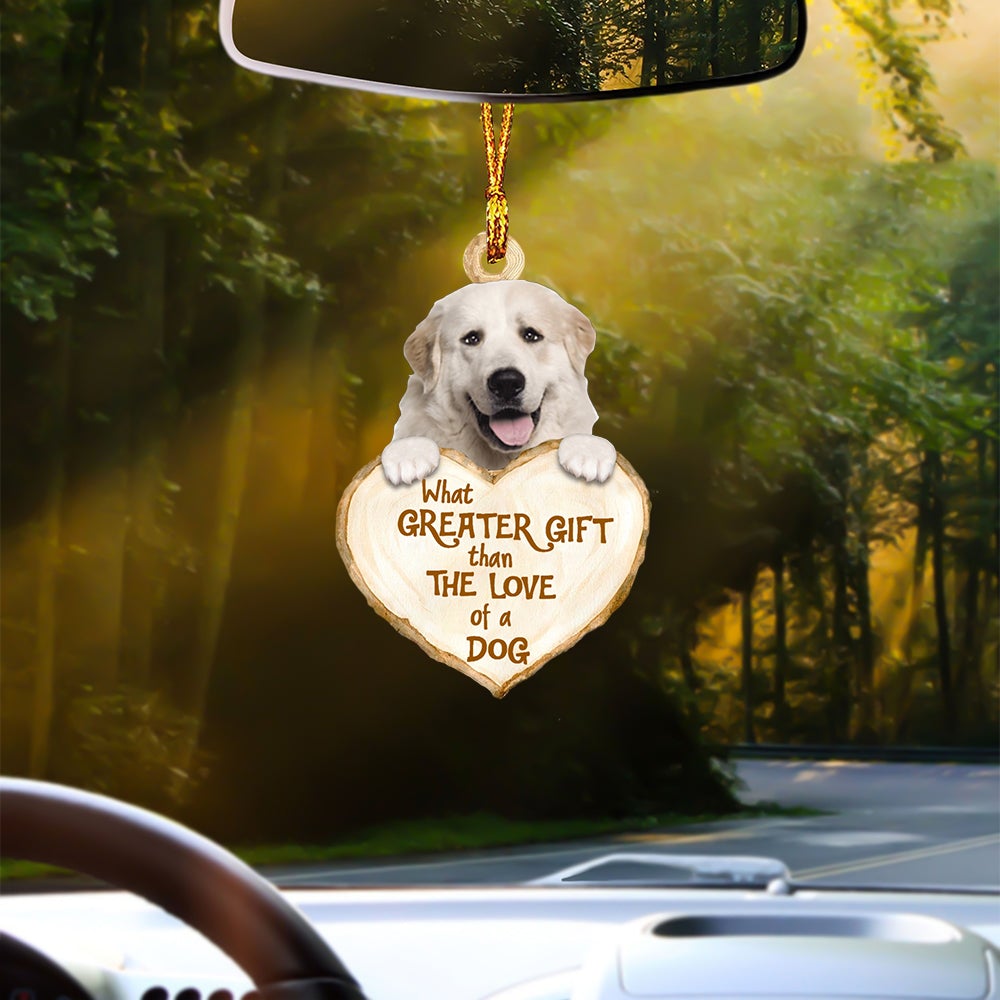 Great Pyrenees Greater Gift Car Hanging Ornament