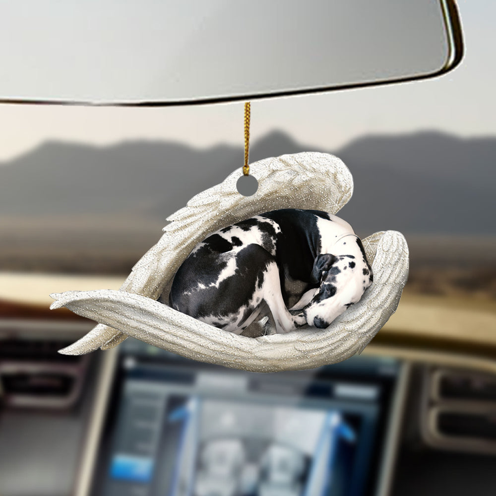 Great dane Sleeping Angel Ornament Sleeping Angel Car Hanging Ornament