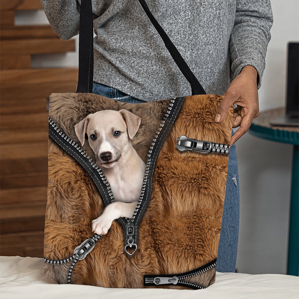 Greyhound All Over Printed Tote Bag