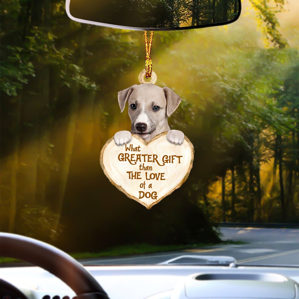 Greyhound Greater Gift Car Hanging Ornament