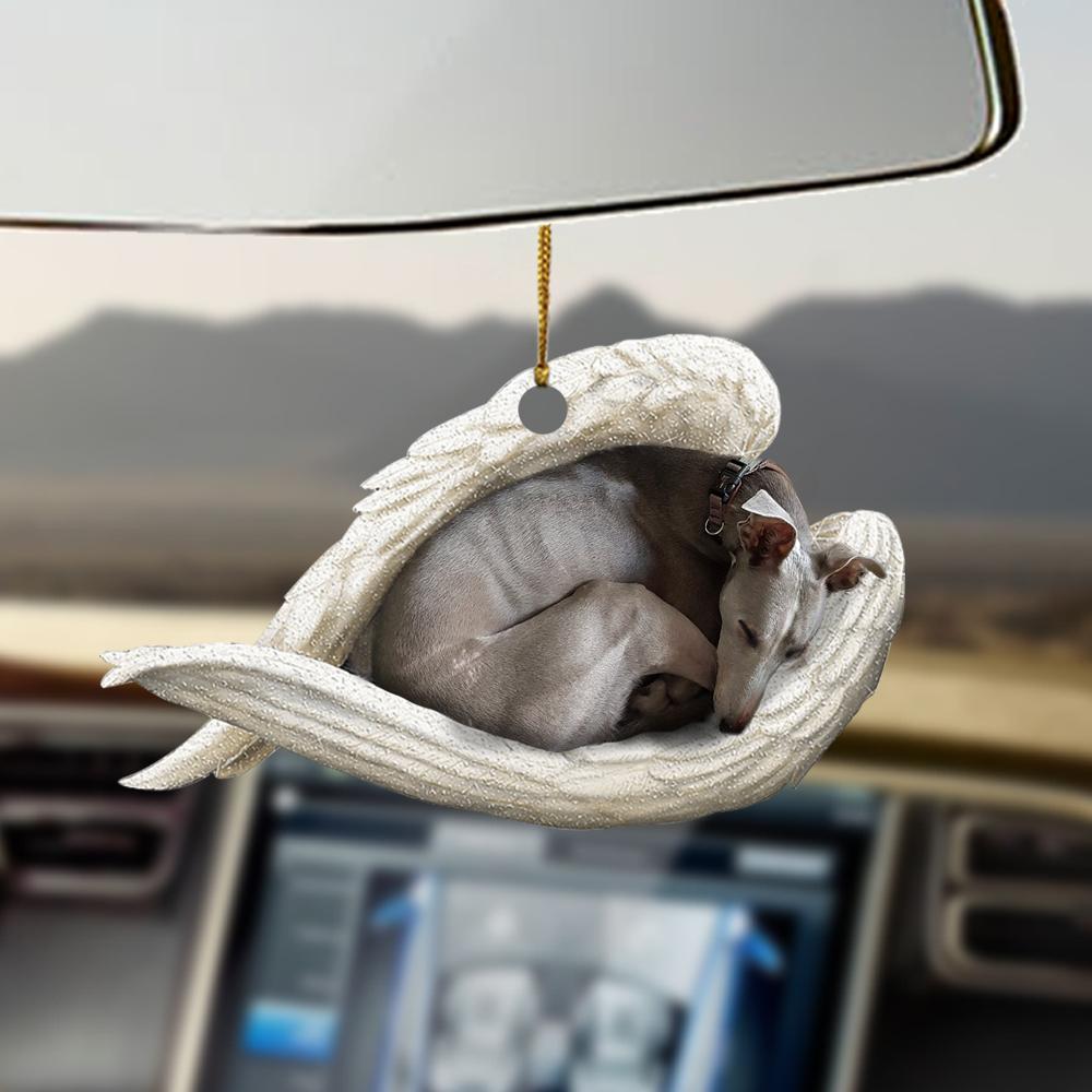 Greyhound Sleeping Angel Ornament Sleeping Angel Car Hanging Ornament