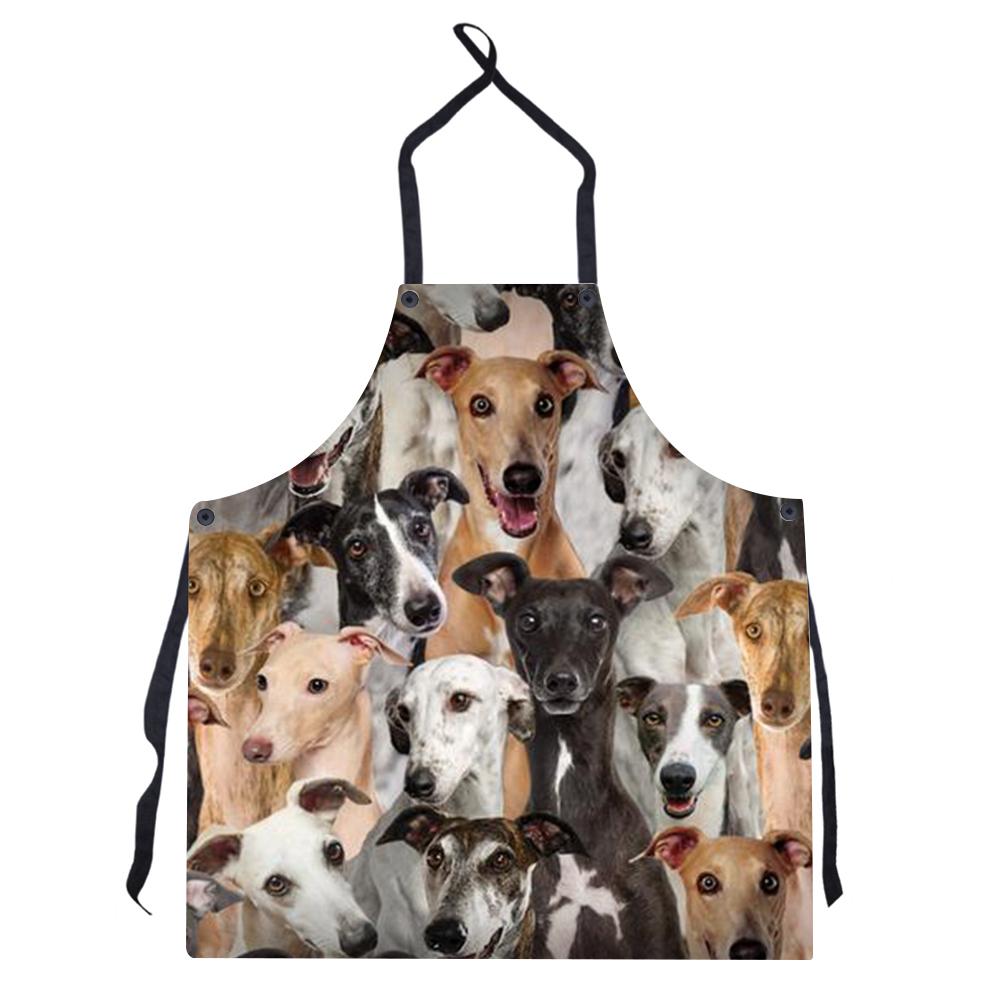 A Bunch Of Greyhounds Apron/Great Gift Idea For Christmas