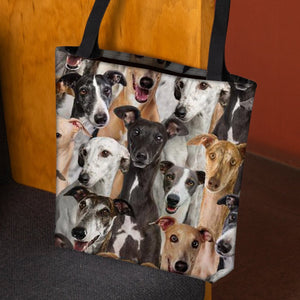 A Bunch Of Greyhounds Tote Bag