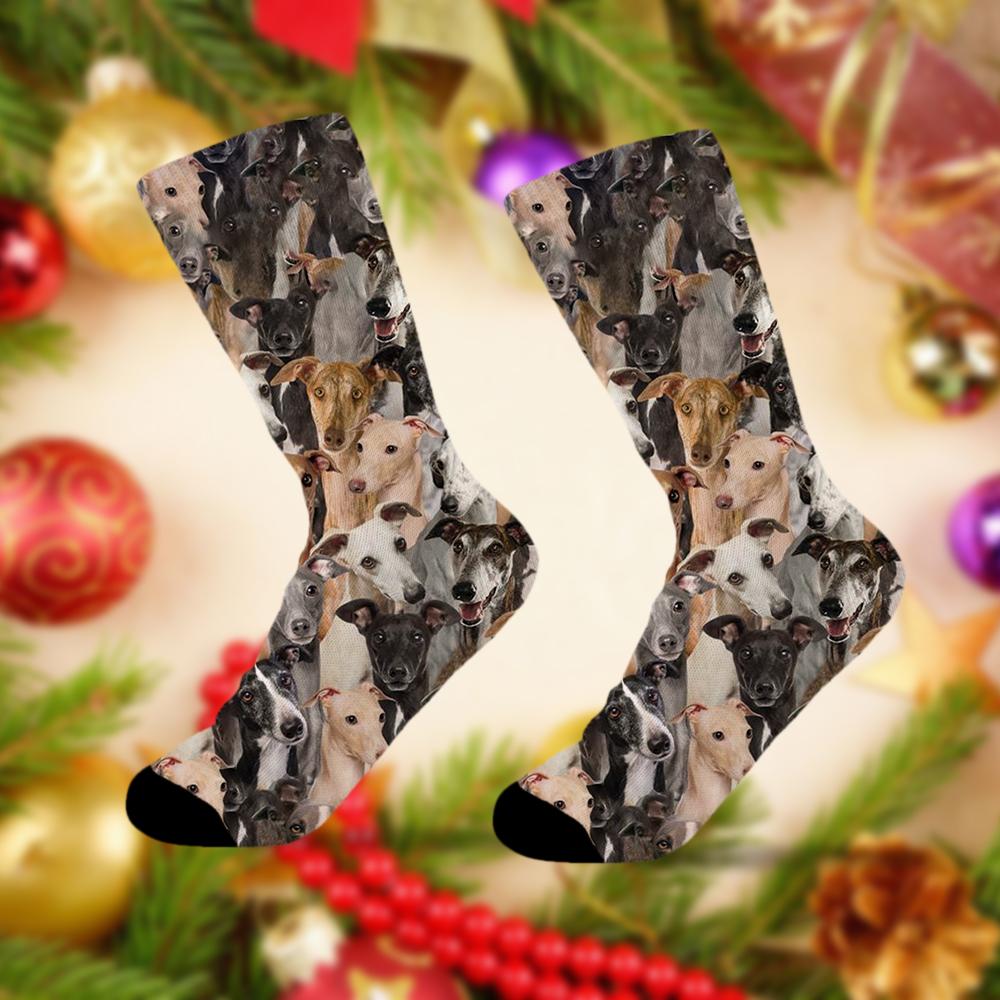 A Bunch Of Greyhounds Socks