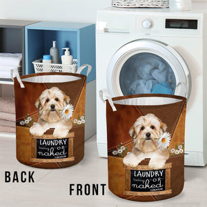 Havanese Laundry Today Or Naked Tomorrow Laundry Basket