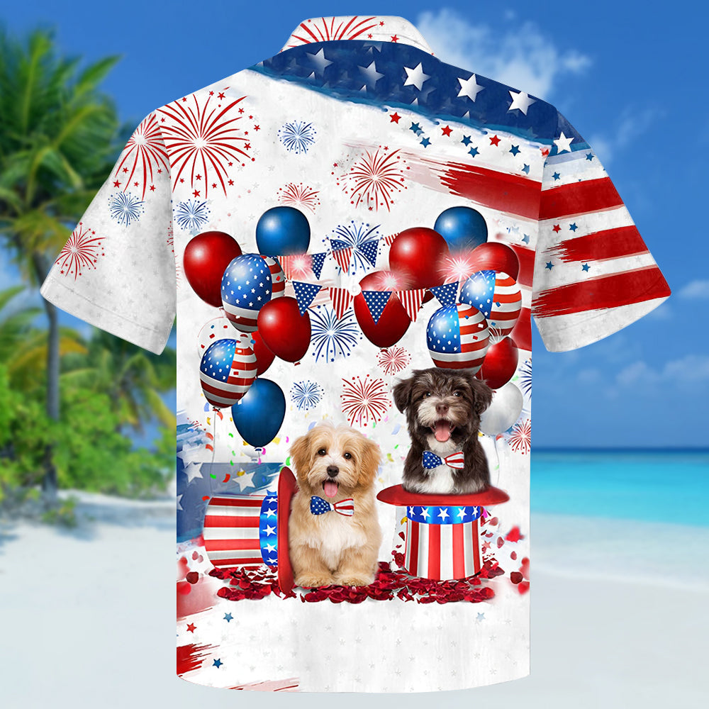Havanese Independence Day Hawaiian Shirt